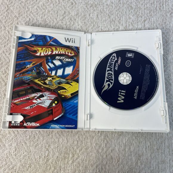 Hot Wheels Beat That Video Game Nintendo Wii Complete Tested Working - Picture 3 of 4